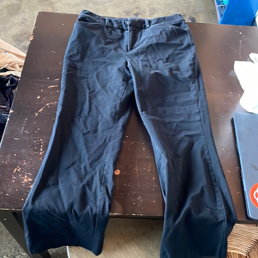 Super stretchy black slacks. Perfect for a professional work setting